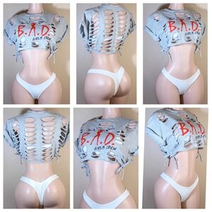 Bad Girl Custom Crop Top